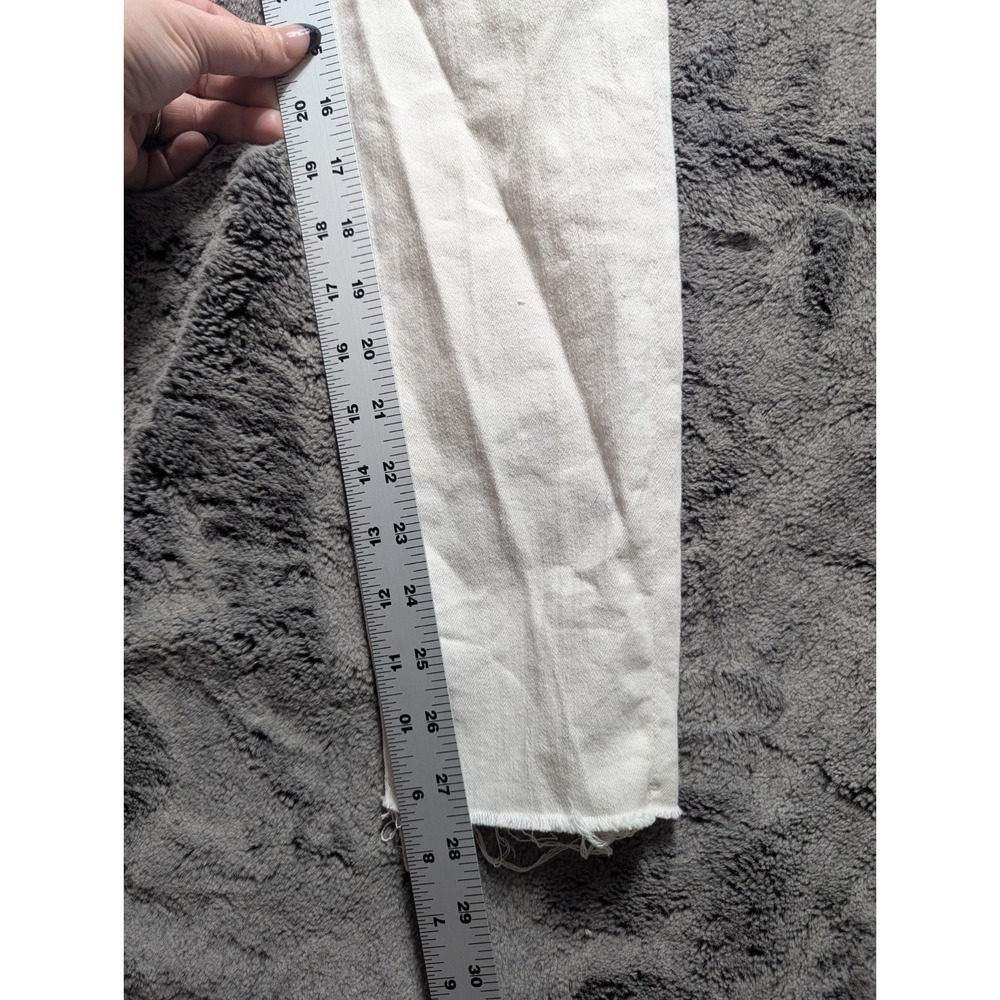 Hudson Blair High Rise Super Skinny Ankle Jeans Women's Size 25 White - Picture 9 of 14